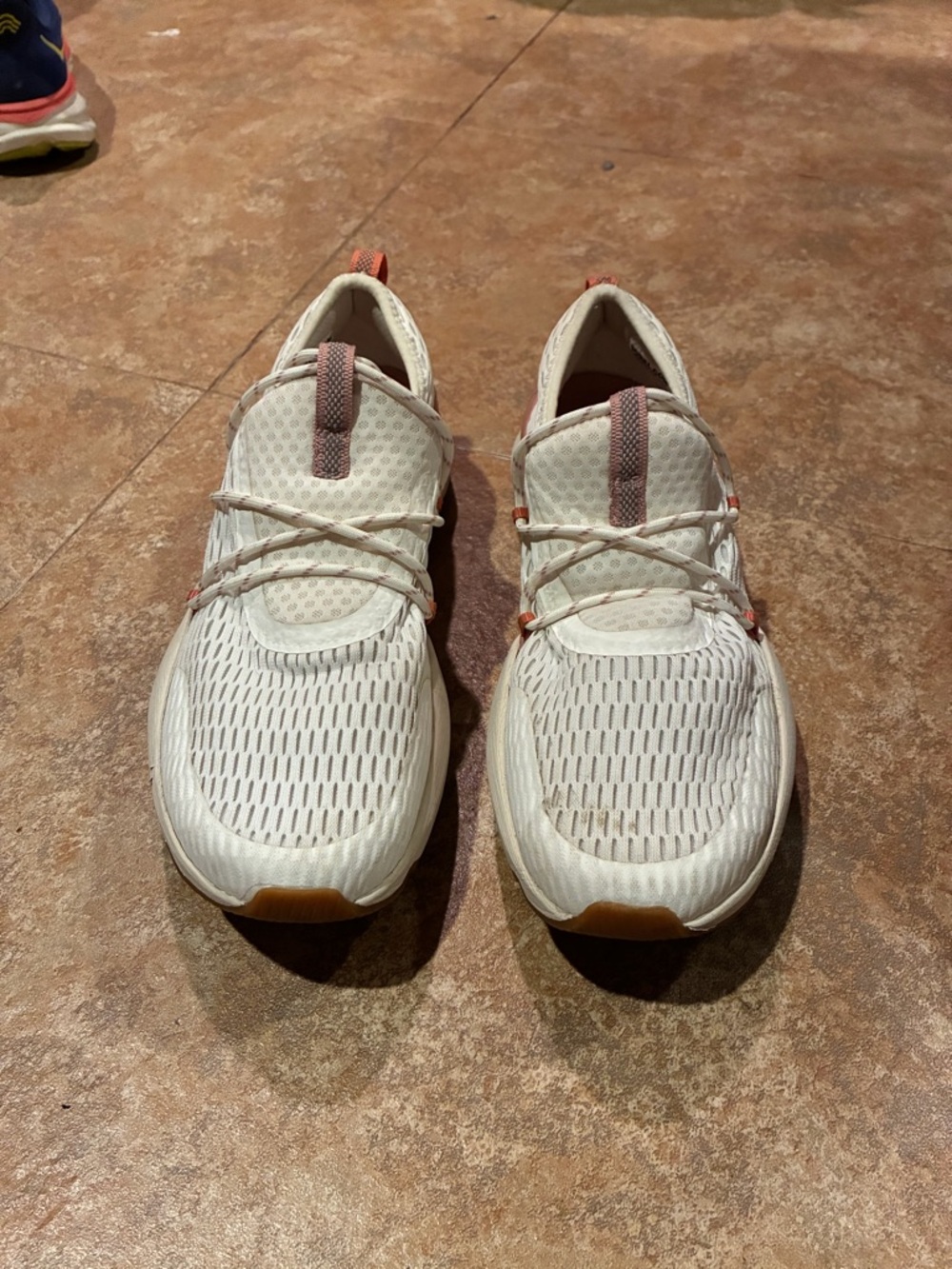 Sorel White Sneakers with Pink Insole Detail